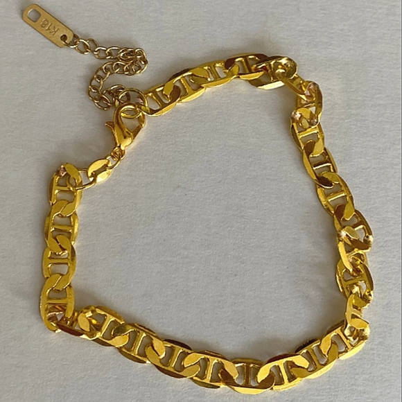 Mariner Gold Plated Chain Link Bracelet - Picture 2 of 6